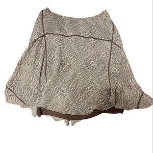 Worthington Brown and Cream Skirt